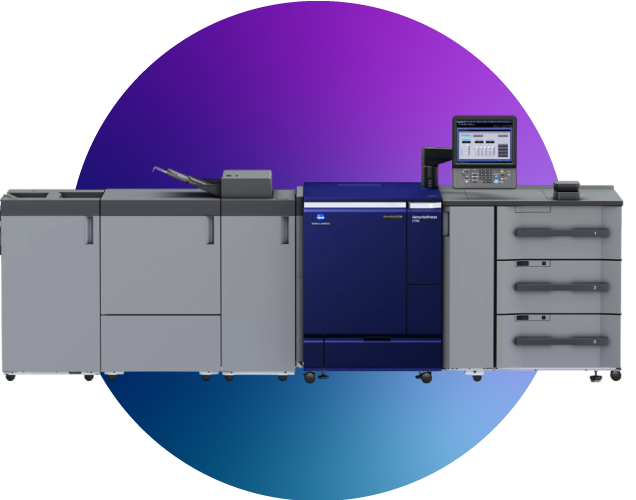 AccurioPress en operación